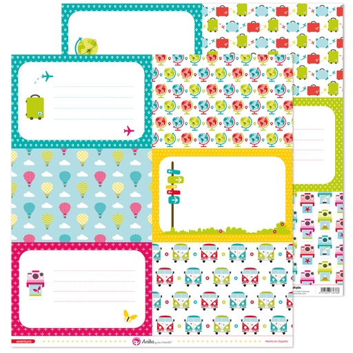 [GRA37011727] PACK5 PAPEL TARJETAS GRANDES AVENTURA