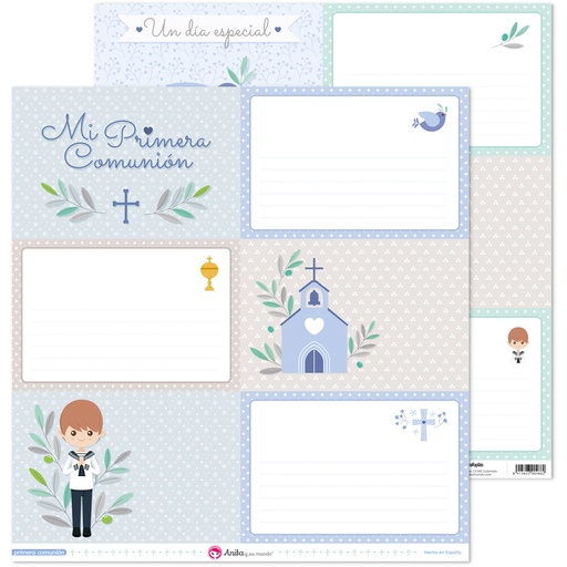 [GRA37011746] PACK5 PAPEL TARJETAS GRANDES COMUN.20 EL