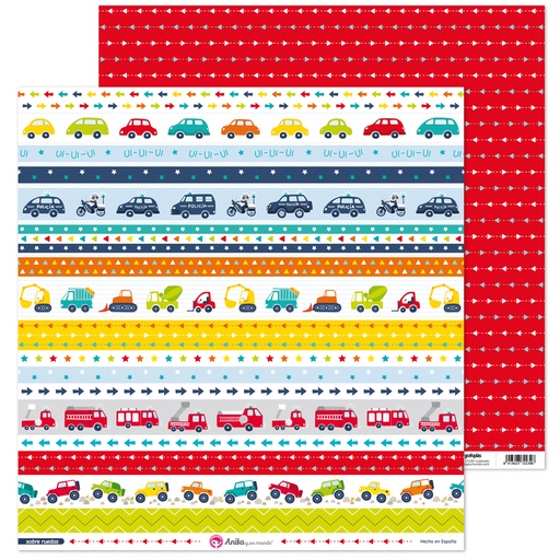 [GRA37011921] PACK5 LAMINAS TIRAS SOBRE RUEDAS