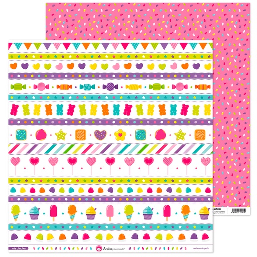 [GRA37011923] PACK5 LAMINAS TIRAS MIS CHUCHES