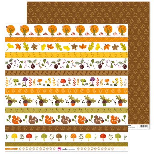 [GRA37011928] PACK5 LAMINAS TIRAS EN EL BOSQUE