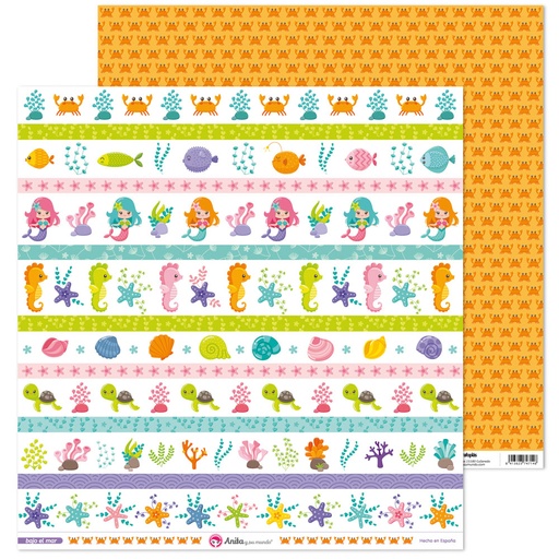 [GRA37011936] PACK5 LAMINAS TIRAS BAJO EL MAR