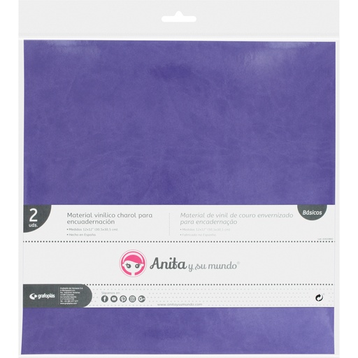 [GRA37012354] PACK2 MATERIAL VINIL CHAROL ENCUAD.FUCSI