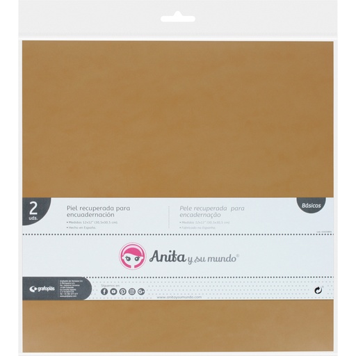 [GRA37012530] PACK2 PIEL RECUPERADA ENCUADERNAC.AZUL