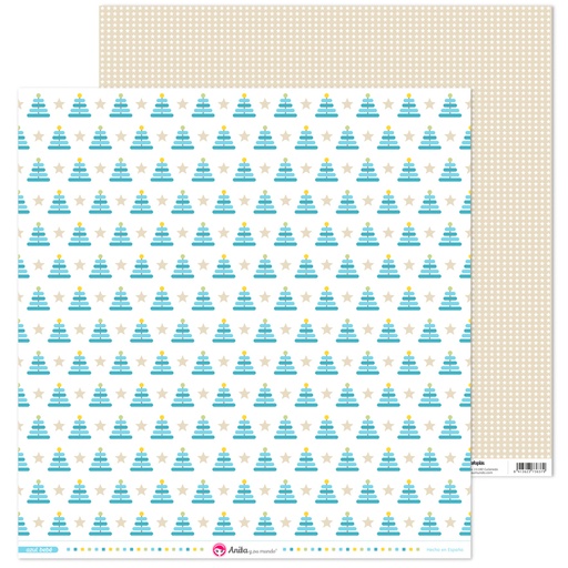 [GRA37018606] PACK5 PAPEL SCRAP 12x12APILABLES AZUL BB