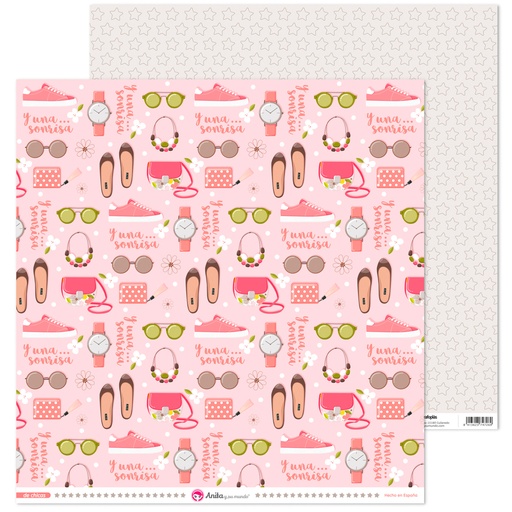 [GRA37018639] PACK5 PAP. SCRAP12X12 COMPL.DE CHICAS