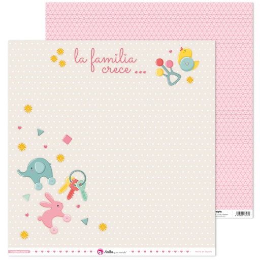 [GRA37018809] PACK5 PAP.SCRAP12X12 LO.JUGUE NUESTRA PE