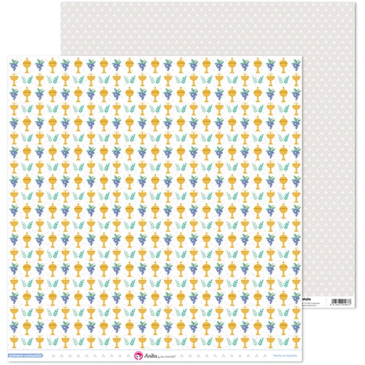 [GRA37018829] PACK5 PAP.SCRAP12X12 CALIZ COMUN.20 EL