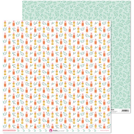 [GRA37018835] PACK5 PAP.SCRAP12X12 VELAS COMUN.20 ELLA