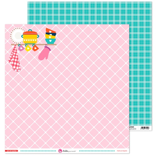 [GRA37019184] PACK5 PAPEL SCRAP 12X12LO ESTANT.MI COCI