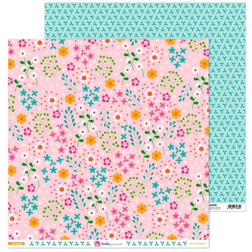 [GRA37019197] PACK5 PAPEL SCRAP 12x12 JARDIN MI JARDIN
