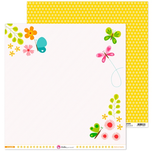 [GRA37019199] PACK5 PAPEL SCRAP 12x12LO MARIP MI JARDI