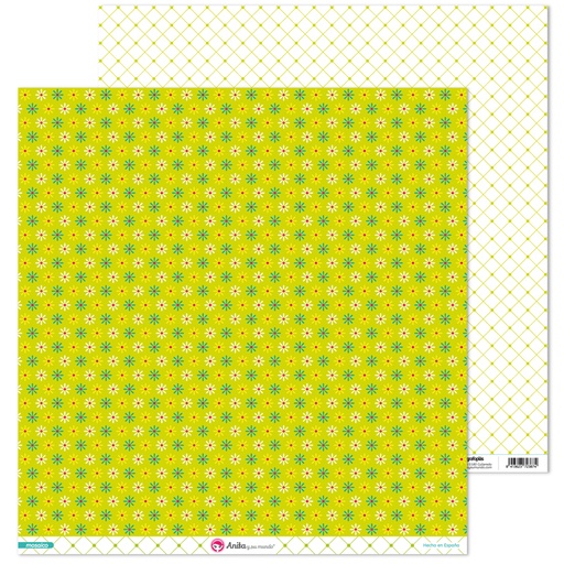 [GRA37019702] PACK5 PAPEL SCRAP 12x12 MARGAR. MOSAICO