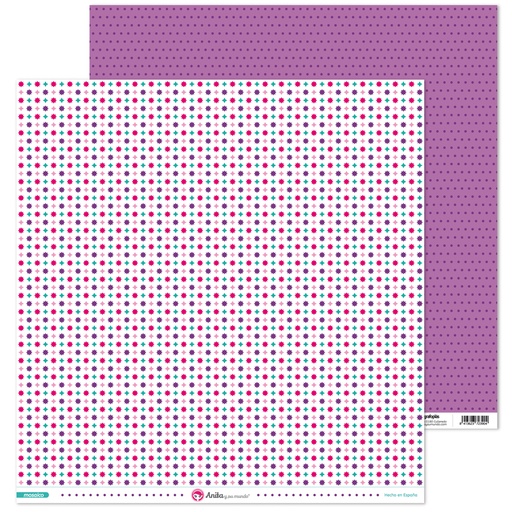 [GRA37019705] PACK5 PAPEL SCRAP 12x12ESTRELLAS MOSAICO