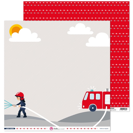 [GRA37019719] PACK5 PAPEL SCRAP 12x12LO BOMBER S/RUEDA