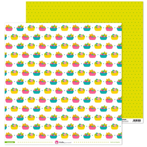 [GRA37019727] PACK5 PAPEL SCRAP 12x12 CESTAS MASCOTAS