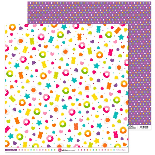 [GRA37019735] PACK5 PAPEL SCRAP 12x12GOMIN.MIS CHUCHES