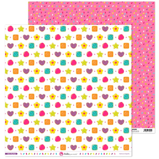 [GRA37019738] PACK5 PAPEL SCRAP 12x12PASTAS MIS CHUCHE