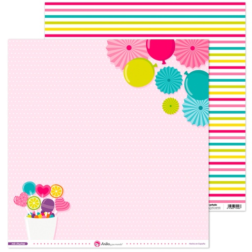 [GRA37019739] PACK5 PAPEL SCRAP 12x12LO PIRUL.MISCHUCH