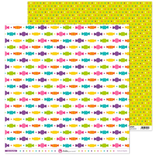 [GRA37019740] PACK5 PAPEL SCRAP 12x12CARAMEL.MIS CHUCH