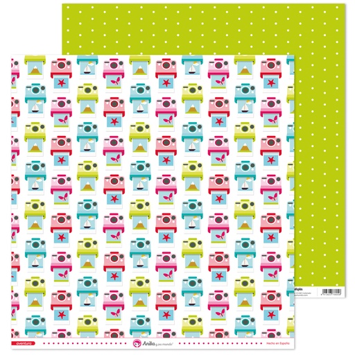 [GRA37019771] PACK5 PAPEL SCRAP 12x12 POLAROID AVENTUR