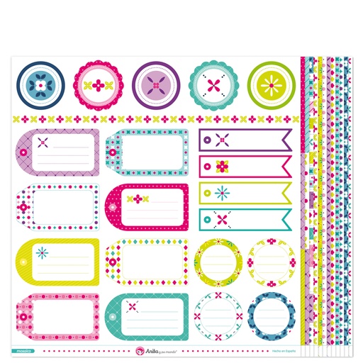 [GRA37019819] PACK13 PAPELES SCRAP MOSAICO 16