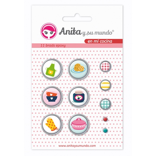 [GRA37050117] PACK11 BRADS EPOXY EN MI COCINA