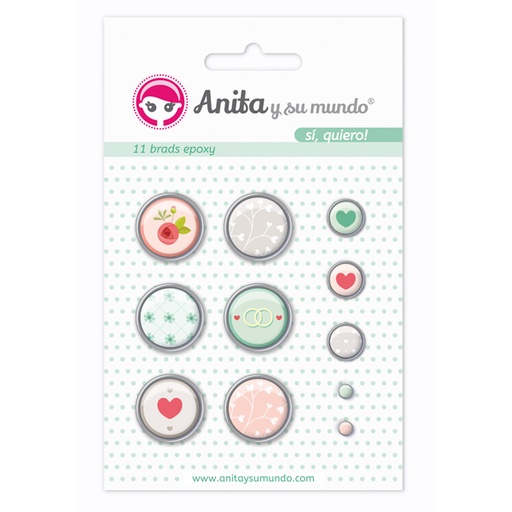 [GRA37050129] PACK11 BRADS EPOXY SI QUIERO!