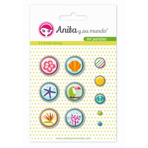 [GRA37050130] PACK11 BRADS EPOXY MI PARAISO