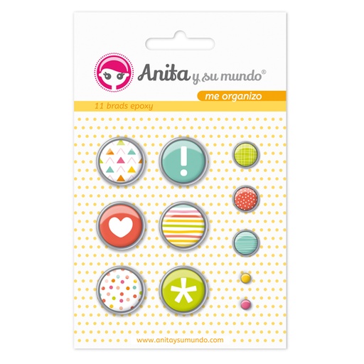 [GRA37050134] PACK11 BRADS EPOXY ME ORGANIZO