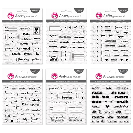 [GRA37059593] SET 26 SELLOS PLANNER