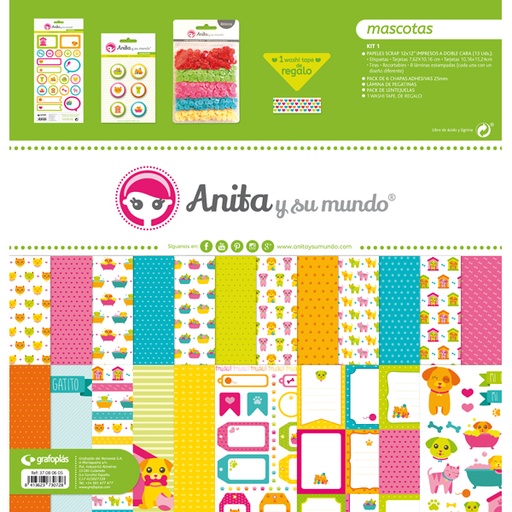 [GRA37080605] KIT SCRAP1 COLECCION MASCOTAS 16