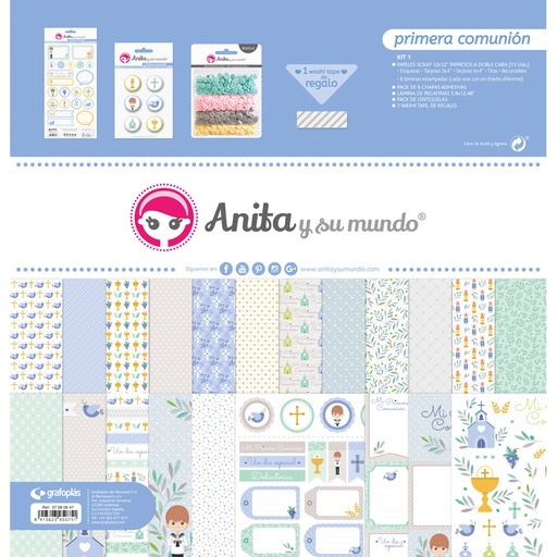 [GRA37080647] KIT SCRAP1 COLECCION COMUNION EL 20