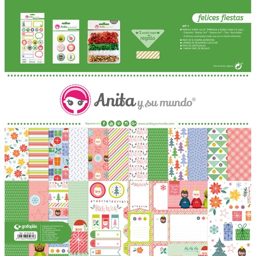 [GRA37080648] KIT SCRAP1 COLECCION FELICES FIESTAS