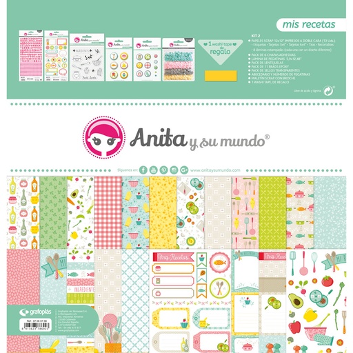 [GRA37080738] KIT SCRAP2 COLECCION MIS RECETAS